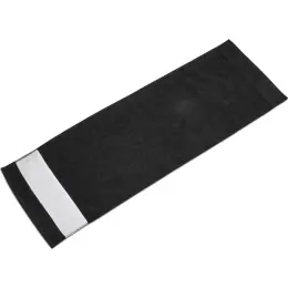 Eva & Elm Aldrin Sports & Hand Sublimation Towel Black Flat
